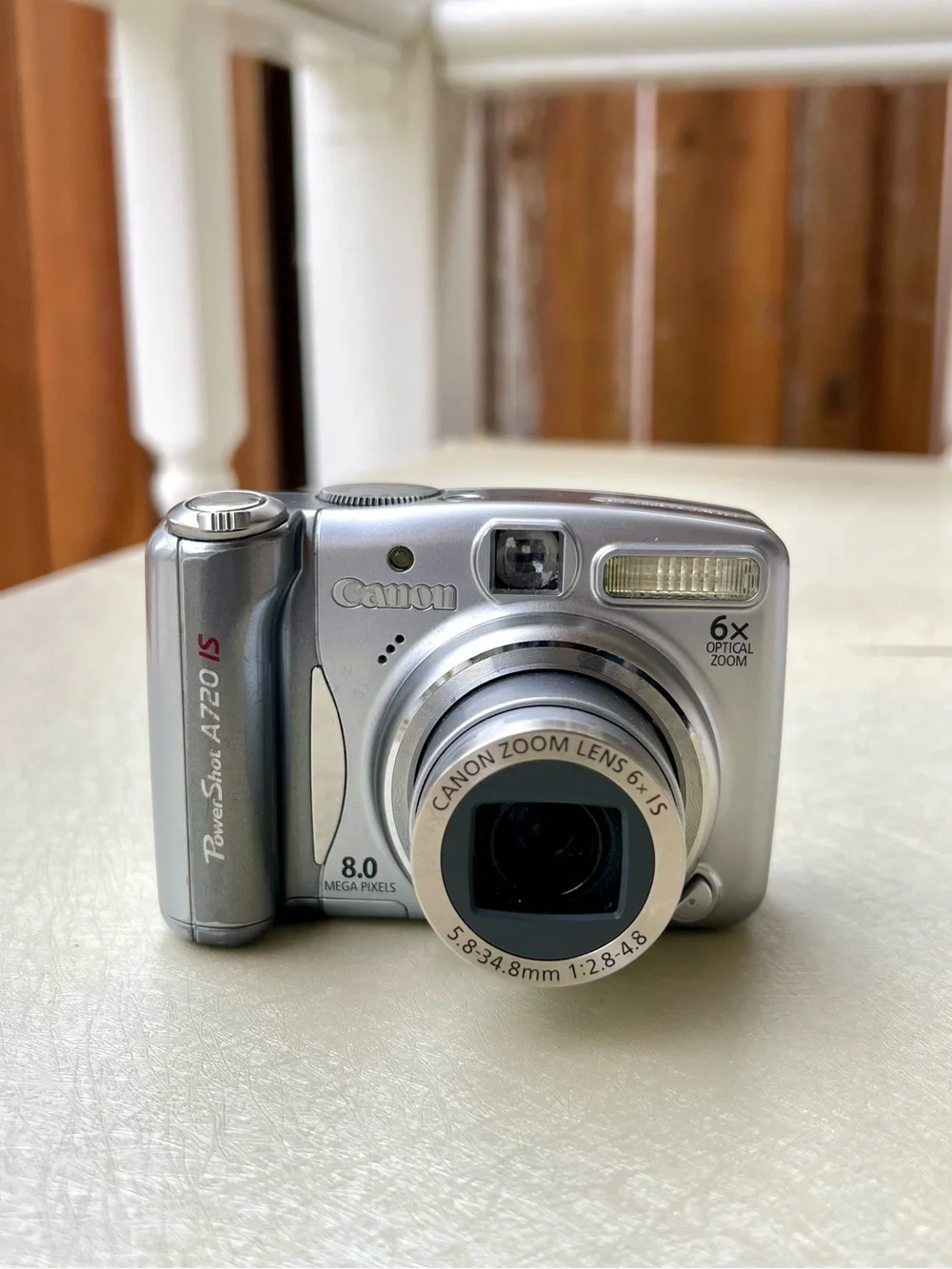 Vintage Canon PowerShot A720 IS 8.0MP Digital Camera - Tested Working